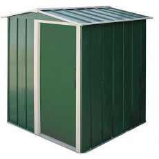 Sapphire 5 x 4 (1.52m x 1.12m) Sapphire Apex Metal Shed in Green
