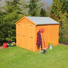 8 x 6 (2.44m x 1.86m) Shire Overlap Windowless Shed with Double Doors