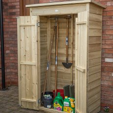 3 x 2 (0.99m x 0.48m) Forest Pent Tall Garden Store - Pressure Treated