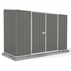 10 x 5 Mercia Absco Space Saver Metal Pent Shed in Grey