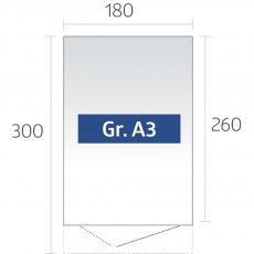 6 x 10 Biohort AvantGarde A3 Metal Shed - Double Door - Dimensions