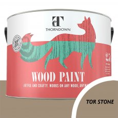 Thorndown Wood Paint 2.5 Litres - Tor Stone - Pot shot