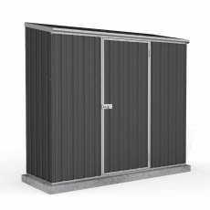 7 x 3 (2.26m x 0.78m) Mercia Absco Space Saver Pent Metal Shed in Monument