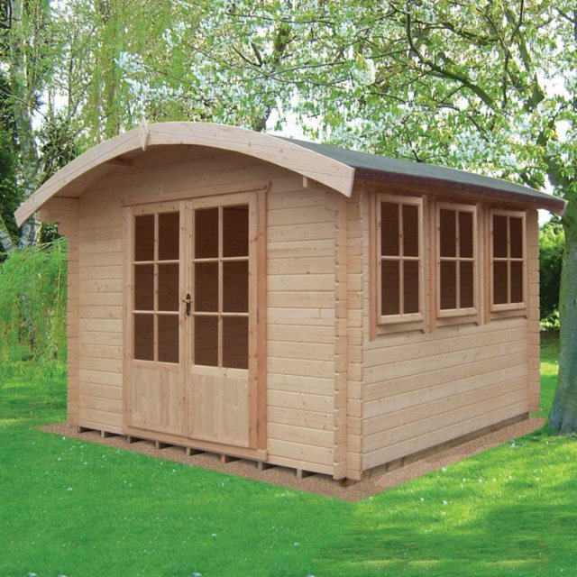 10 x 14 Shire Kilburn Log Cabin