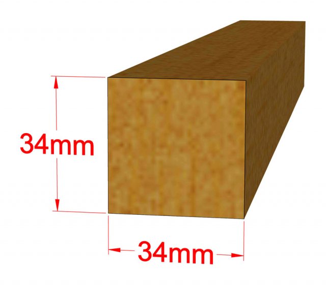 7 x 7 Shire Overlap Shed - framing and bearer dimensions